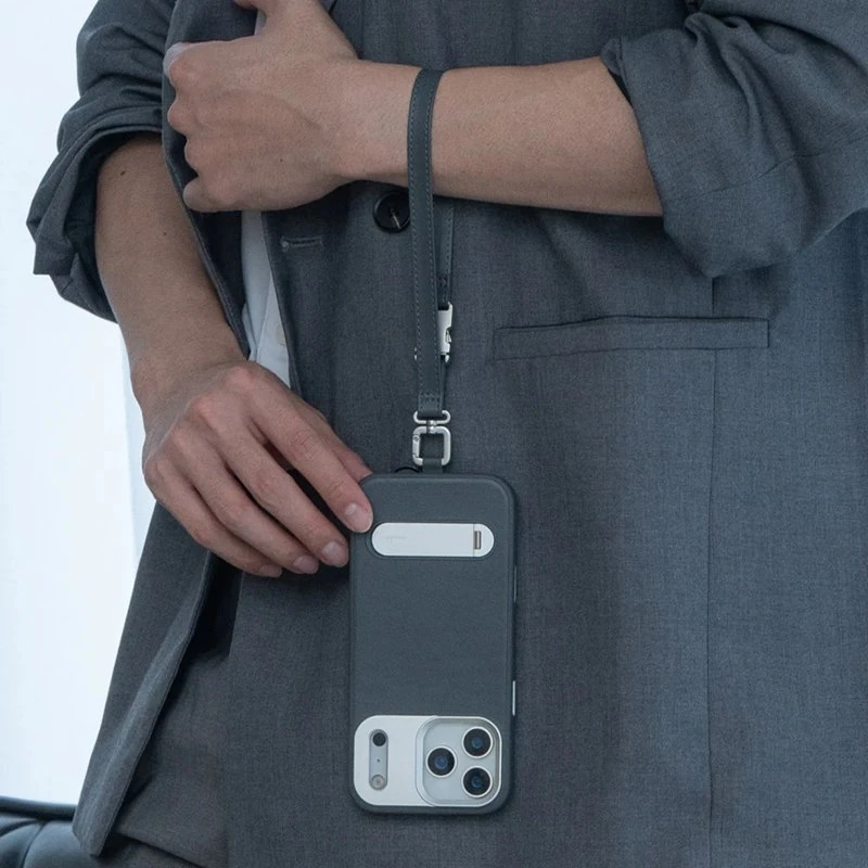 Moshi Kameleon MagSafe - dėklas skirtas Apple iPhone 17 Pro with Stand Function Midnight Gray