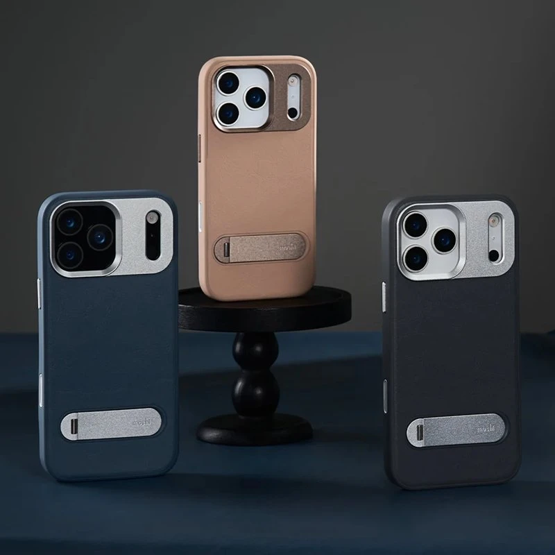 Moshi Kameleon MagSafe - dėklas skirtas Apple iPhone 17 Pro with Stand Function Midnight Gray