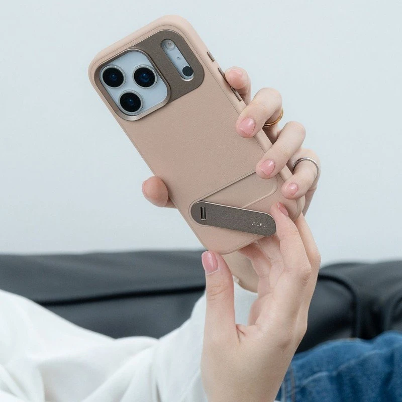 Moshi Kameleon MagSafe - dėklas skirtas Apple iPhone 17 Pro with Stand Function Midnight Gray