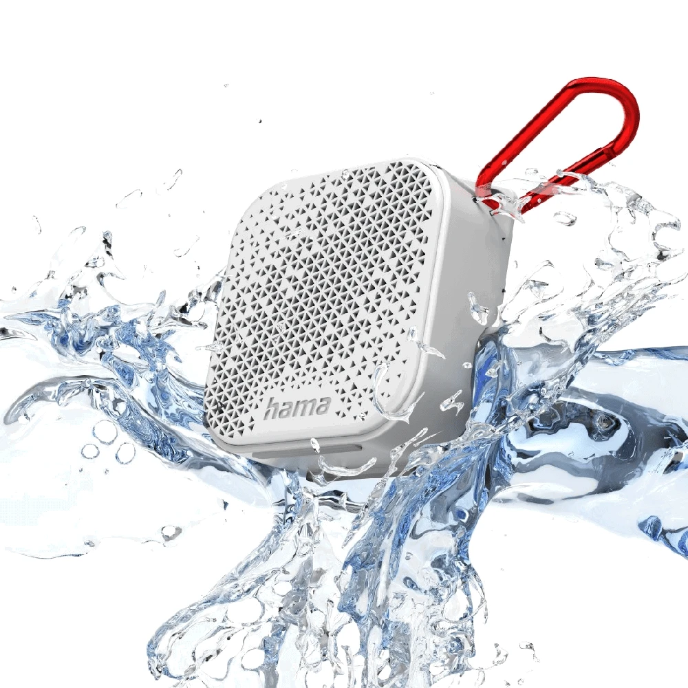 Dėklas Nešiojama Bluetooth kolonėlė Hama Pocket 3.0, balta