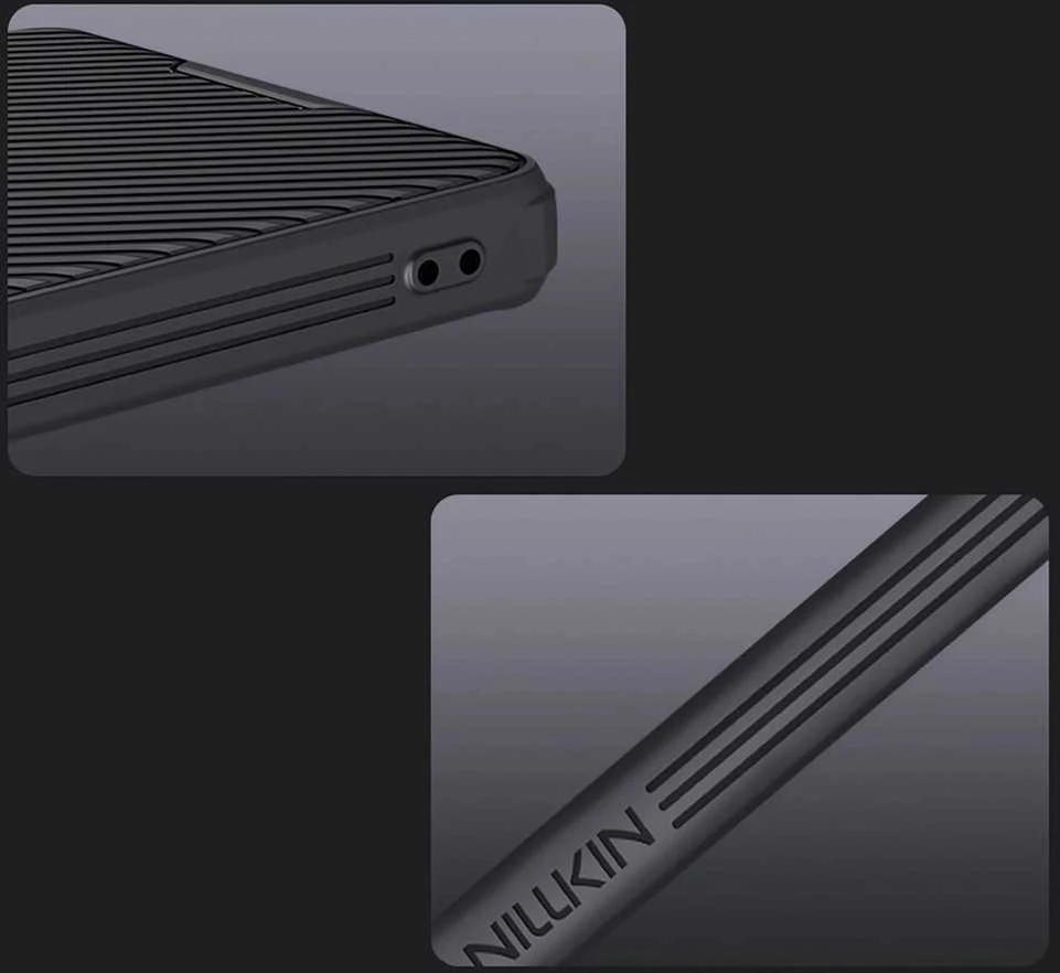 Dėklas Nillkin CamShield Pro su kamerų apsauga, juodas