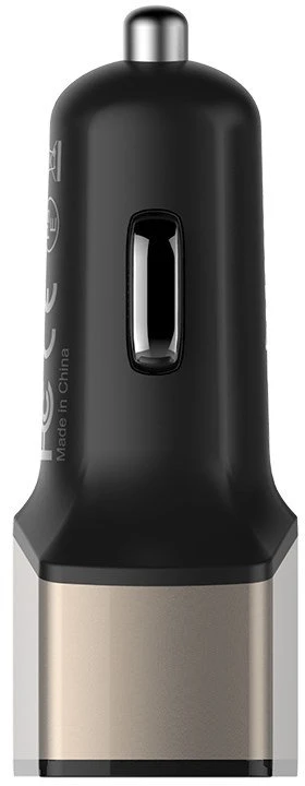 Dėklas Nillkin Celerity automobilinis įkroviklis - 2x USB-A + 1x USB-C, 32W aukso spalvos