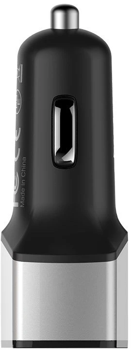 Dėklas Nillkin Celerity automobilinis įkroviklis - 2x USB-A + 1x USB-C, 32W sidabro spalvos