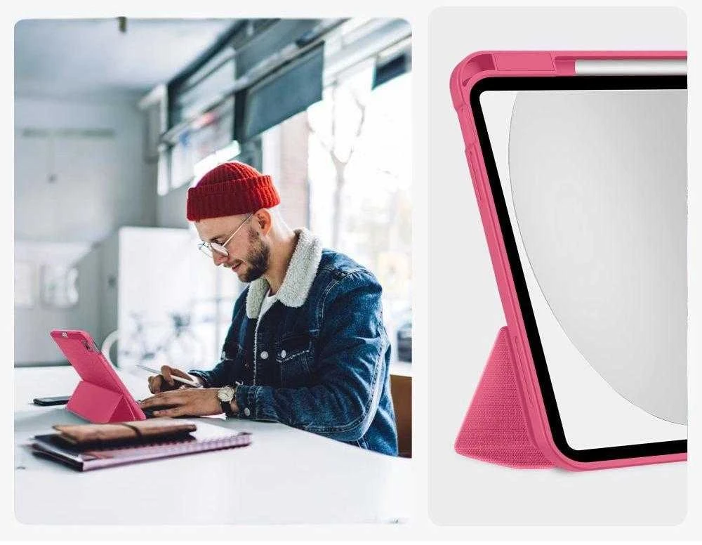 Tech-Protect SC Pen Canvas iPad 10.9” 10 / 2022 / 11” 11 / 2025 Case - Rožinė