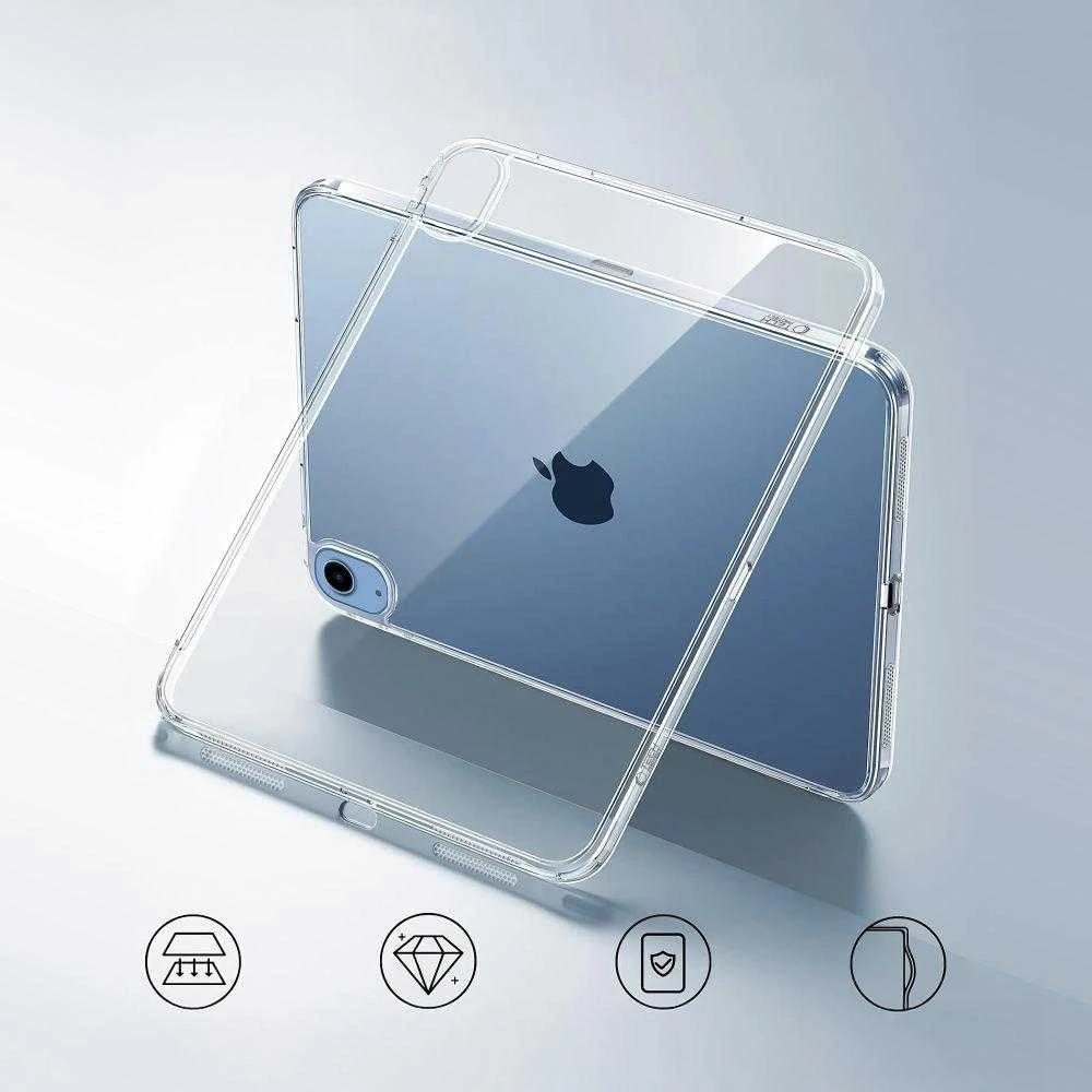 „Tech-Protect FlexAir“ hibridinis dėklas, skirtas „iPad 10.9“ 10 / 2022 / 11“ 11 / 2025 – skaidrus