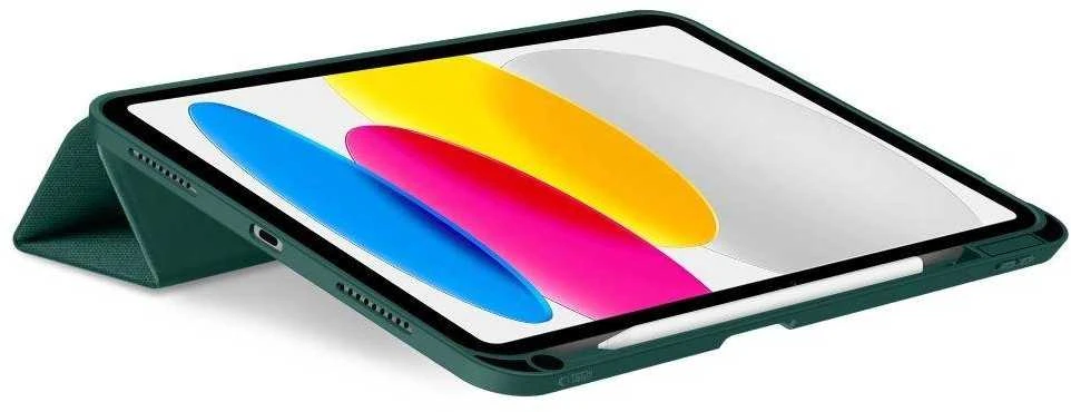 „Tech-Protect SC Pen Canvas“ dėklas iPad 10.9 colio planšetiniam kompiuteriui, 10 / 2022 / 11 colio planšetiniam kompiuteriui, 11 / 2025 - žalias