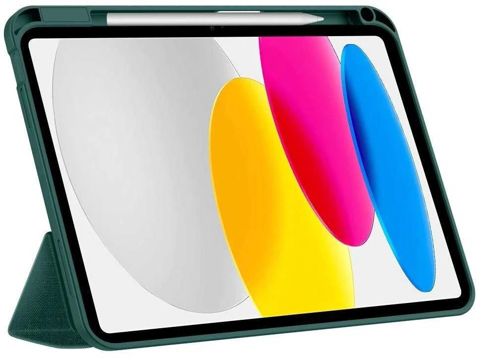 „Tech-Protect SC Pen Canvas“ dėklas iPad 10.9 colio planšetiniam kompiuteriui, 10 / 2022 / 11 colio planšetiniam kompiuteriui, 11 / 2025 - žalias