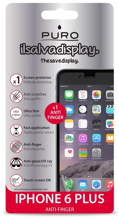 PURO Anti-finger foil for the iPhone 6s Plus / iPhone 6 Plus screen