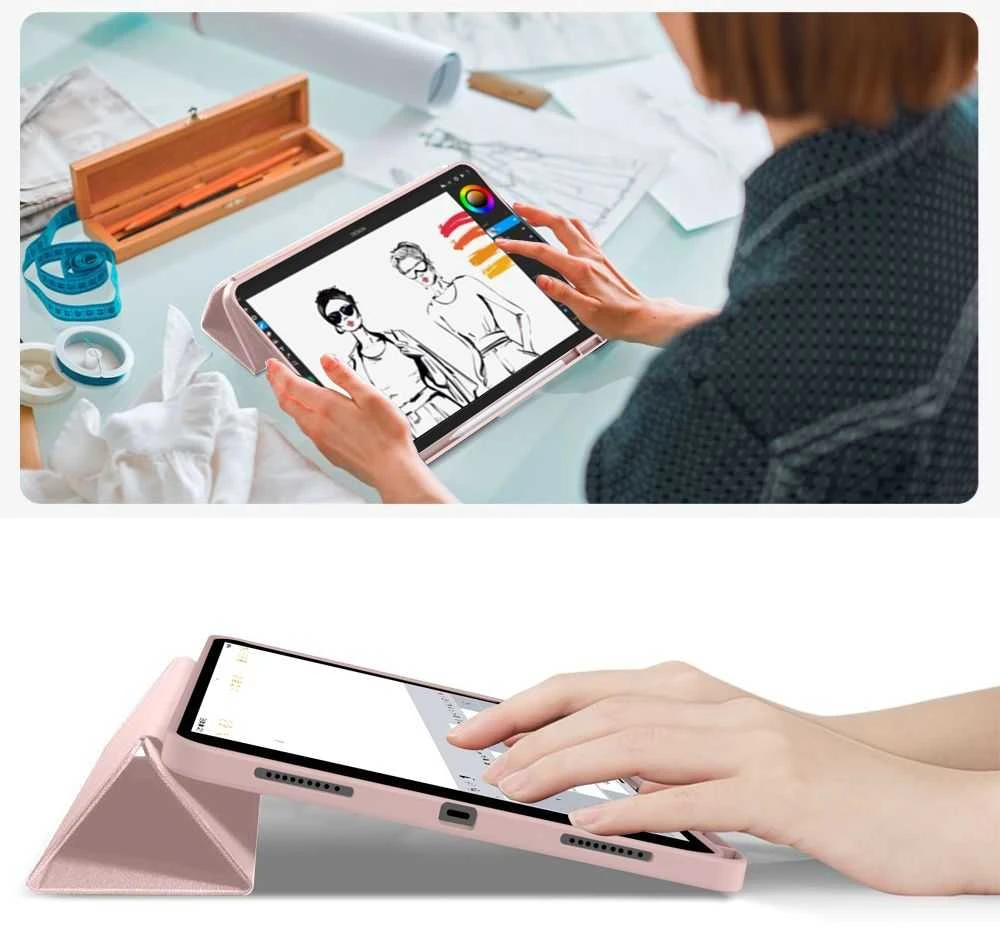 Tech-Protect SC Pen Case for iPad Pro 11” 5/6 2024-2025 - Rožinė