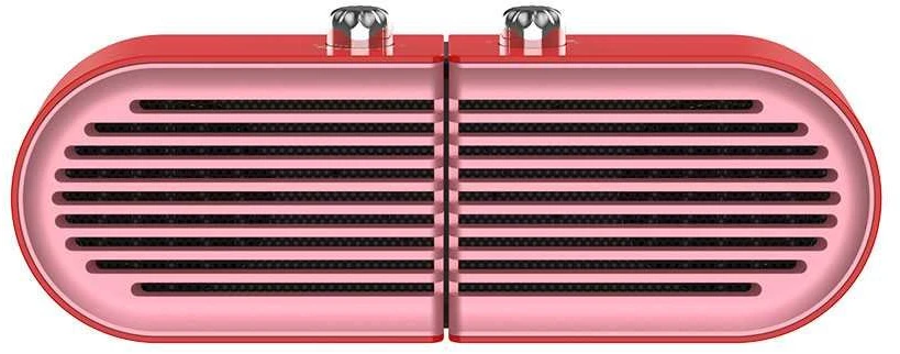 Raudonas „Devia Wind Series“ „Bluetooth“ garsiakalbis