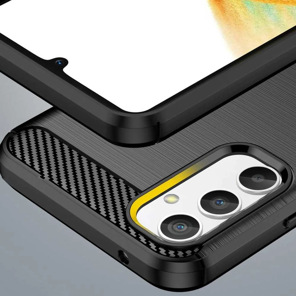 Hurtel Carbon dėklas skirtas Realme 10 Pro, juodas