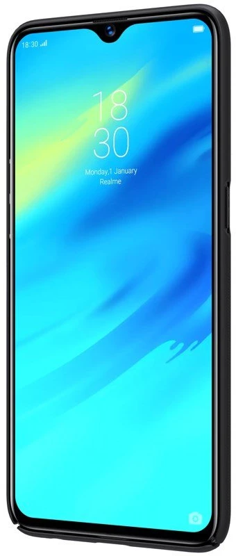 Nillkin Super Frosted Shield - dėklas skirtas Realme 3 Pro Realme X Lite juodos spalvos