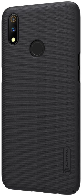 Nillkin Super Frosted Shield - dėklas skirtas Realme 3 Pro Realme X Lite juodos spalvos