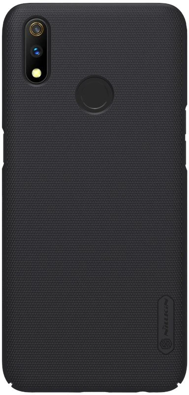 Nillkin Super Frosted Shield - dėklas skirtas Realme 3 Pro Realme X Lite juodos spalvos