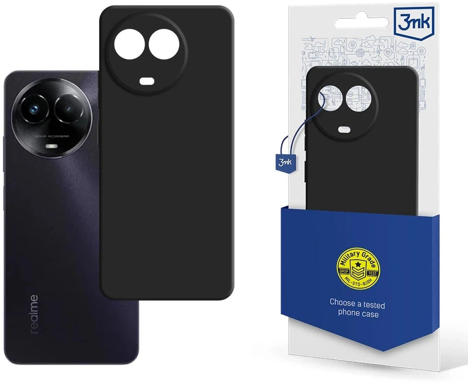 3mk Matt Realme C67 5G - dėklas telefonui juodos spalvos