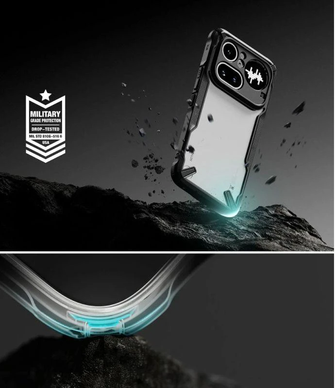 RINGKE FUSION X dėklas NOTHING PHONE 4A PRO Juodas