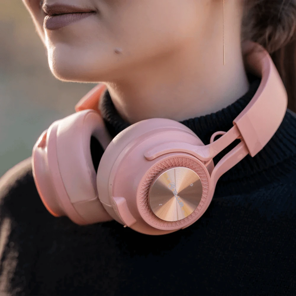 Dėklas Rožinės Tellur Feel Bluetooth ausinės
