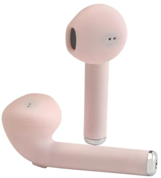 Dėklas Rožinės tikrai belaidės Bluetooth ausinės Denver TWE-46 su mikrofonu