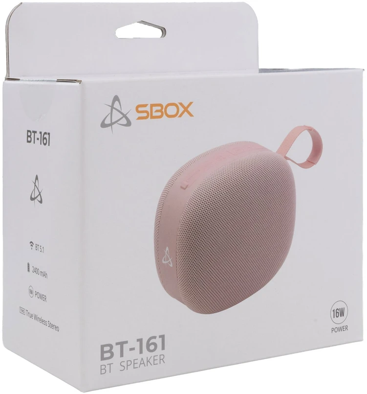 SBOX BT-161 rožinis Bluetooth garsiakalbis
