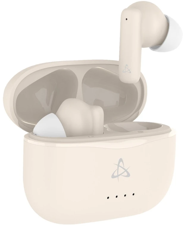 Dėklas Sbox EB-TWS05 rusvai gelsvas Bluetooth ausinės į ausį