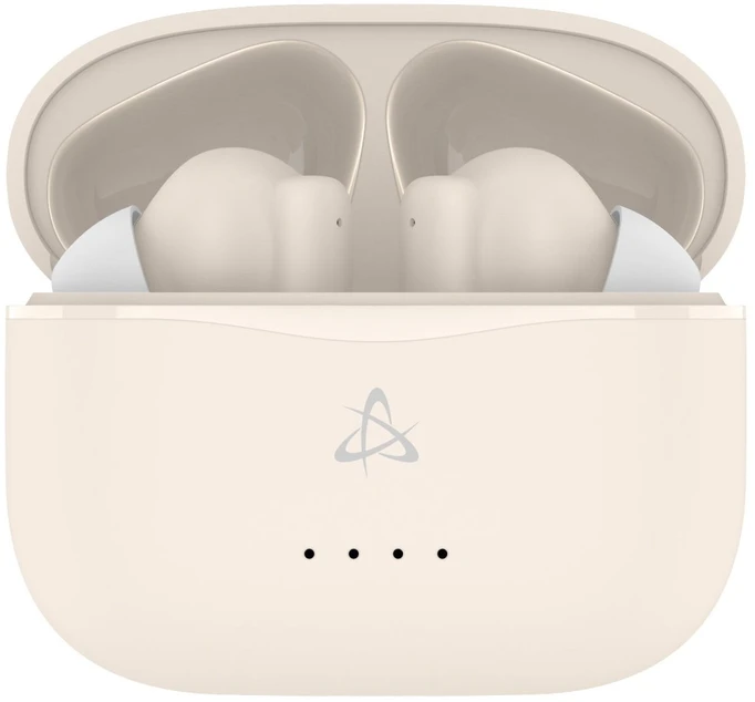 Dėklas Sbox EB-TWS05 rusvai gelsvas Bluetooth ausinės į ausį