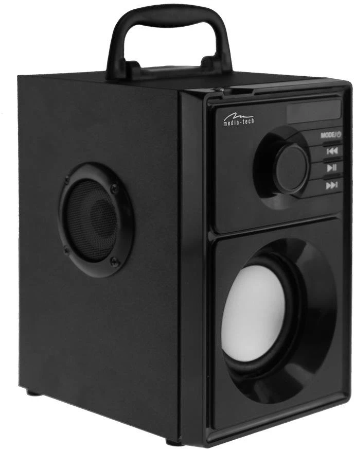 Dėklas Sidabrinis Bluetooth garsiakalbis Media-Tech MT3179 Boombox