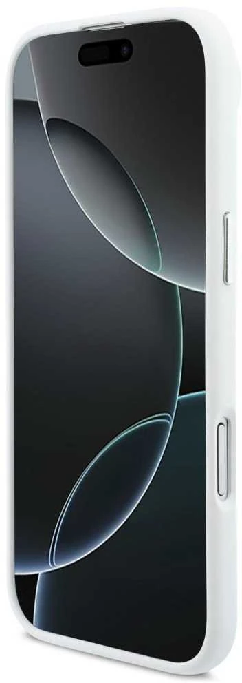 BMW M Silicon Horizontal Line MagSafe dėklas Apple iPhone Air baltos spalvos