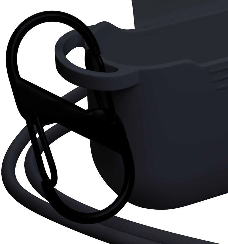 Nezatříděno 3Mk apsauginis 3mk silikoninis AirPods dėklas, skirtas AirPods Pro 3 - Juodas