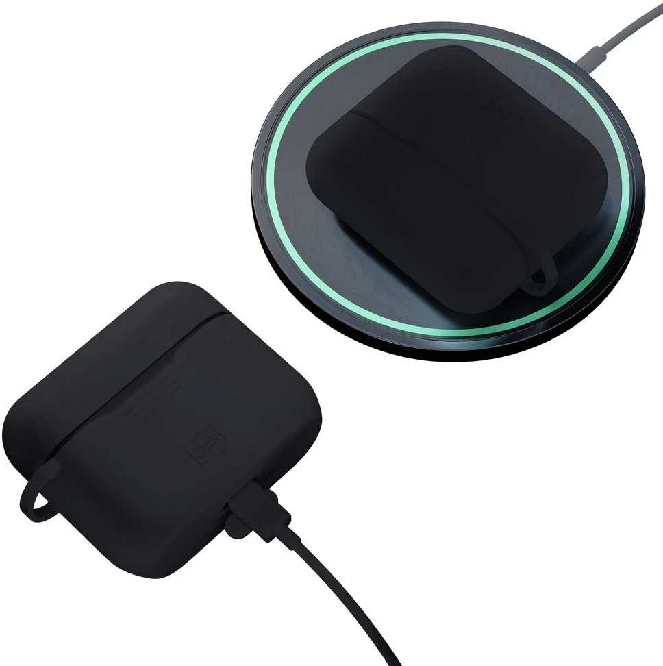 Nezatříděno 3Mk apsauginis 3mk silikoninis AirPods dėklas, skirtas AirPods Pro 3 - Juodas
