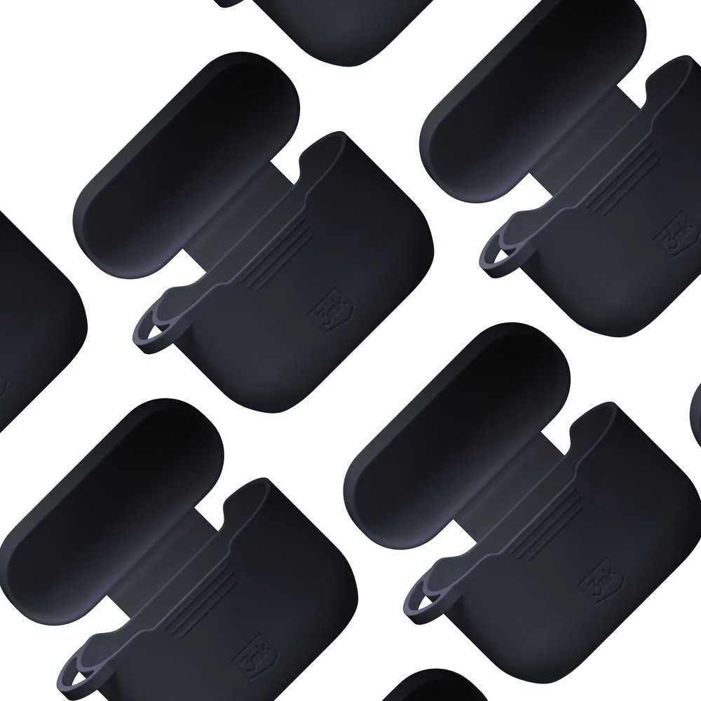 Nezatříděno 3Mk apsauginis 3mk silikoninis AirPods dėklas, skirtas AirPods Pro 3 - Juodas