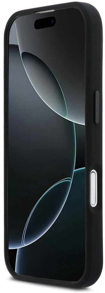 BMW M Silicon Horizontal Line MagSafe dėklas Apple iPhone 17 juodos spalvos
