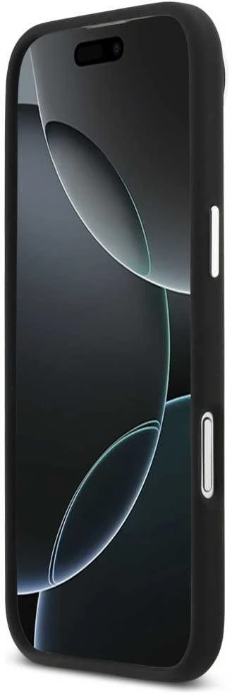 Mercedes AMG Silicone Oversize Rhombs MagSafe dėklas Apple iPhone Air juodos spalvos