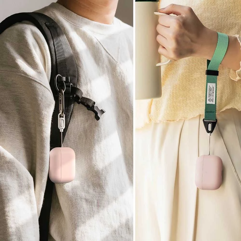 Dėklas Ringke AirPods Pro 3 Case Silicone Rožinė Sand