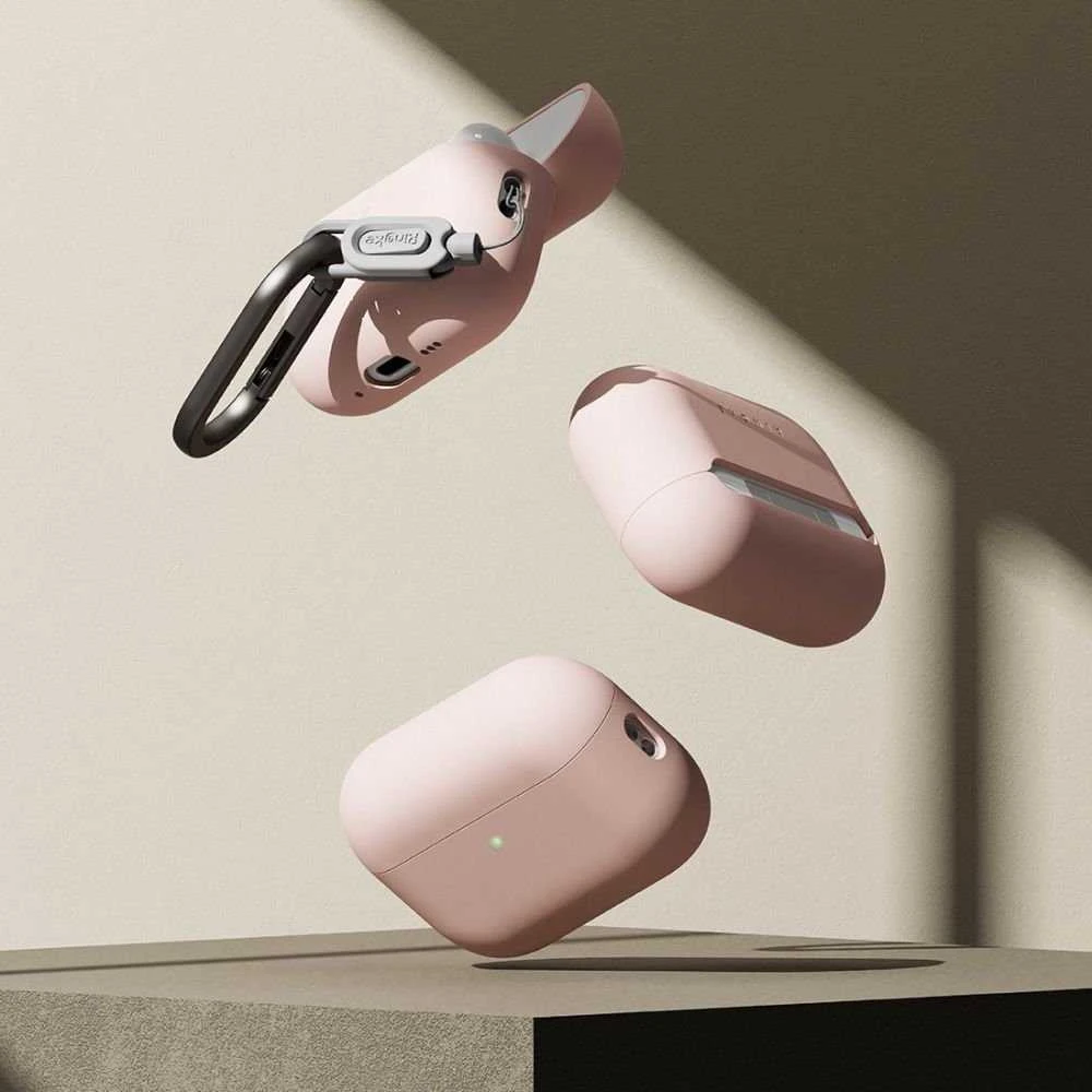 Dėklas Ringke AirPods Pro 3 Case Silicone Rožinė Sand
