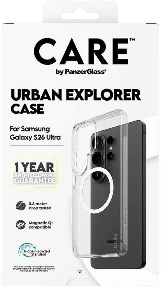 Panzer Glass Dėklas skaidrus, Qi suderinamas – CARE by PanzerGlass