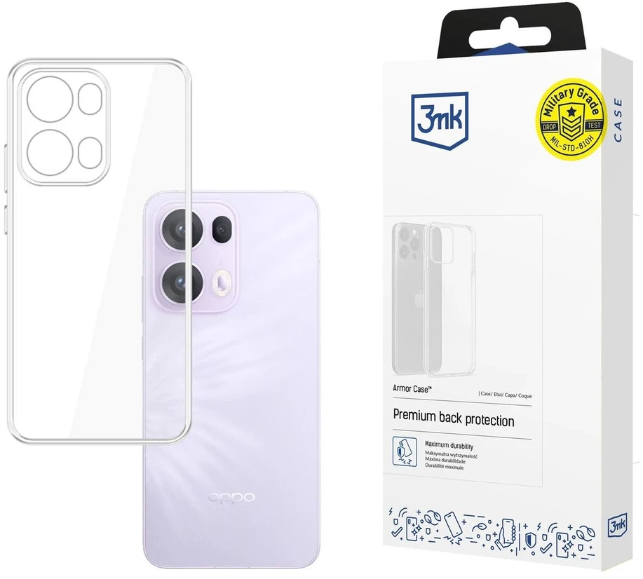 3Mk Protection 3mk skaidrus dėklas, skirtas Oppo Reno 13 Pro - skaidrus