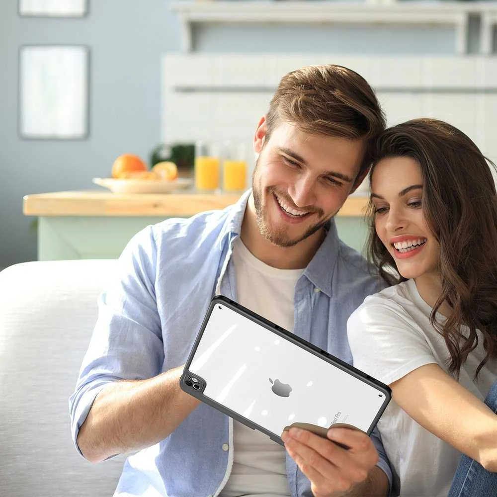 DUX DUCIS dėklas MAGI su pieštuko laikikliu iPad Pro 11 (2024) juodas
