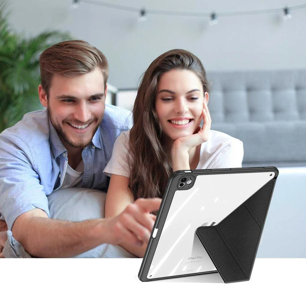 DUX DUCIS dėklas MAGI su pieštuko laikikliu iPad Pro 11 (2024) juodas