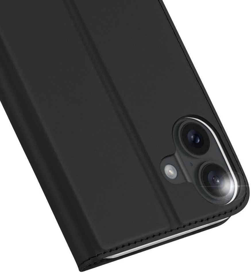 Dux Ducis atverčiamas dėklas SKIN PRO skirtas Apple iPhone 16 Plus juodos spalvos