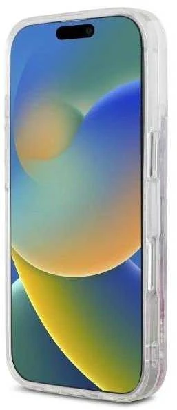 Hello Kitty HKHMP16XLSWKH Apple iPhone 16 Pro Max 6.9″ baltos spalvos kietas dėklas Liquid Glitter Sweet Kitty Bo