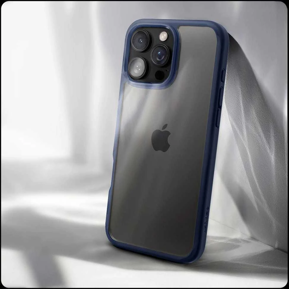 Spigen dėklas ULTRA HYBRID skirtas Apple iPhone 16 Pro Max navy mėlynas