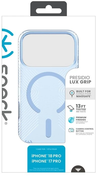 Dėklas Speck Presidio Lux Grip MagSafe iPhone 18 Pro, Sable