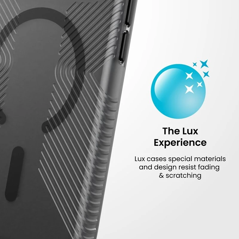 Dėklas Speck Presidio Lux Grip MagSafe iPhone 18 Pro / 17 Pro, Obsidian