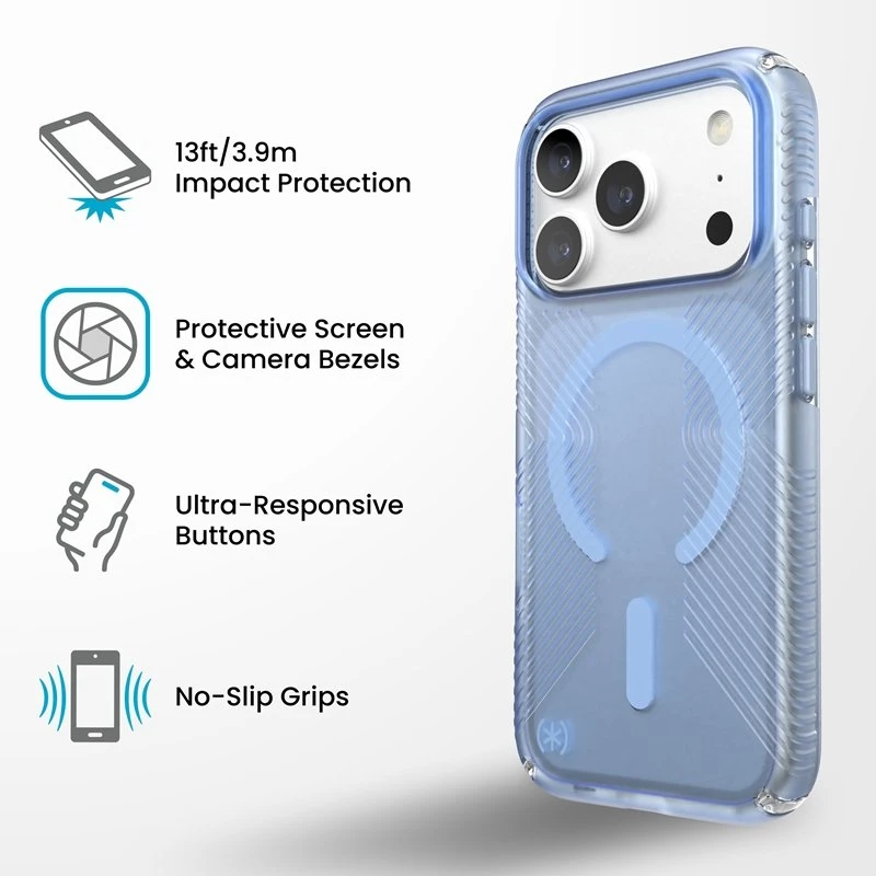 Dėklas Speck Presidio Lux Grip MagSafe iPhone 18 Pro, Sable