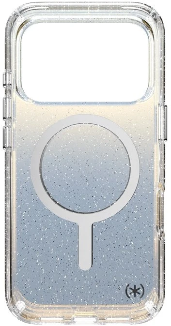 Speck Presidio Lux MagSafe - dėklas skirtas Apple iPhone 17 Pro Hyper Mirror Glitter / Sidabrinis Metallic