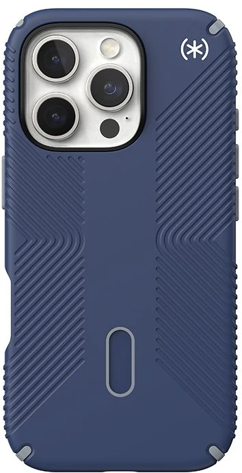 Dėklas Speck Presidio2 Grip ClickLock & MagSafe do iPhone 16 Pro tamsiai mėlyna