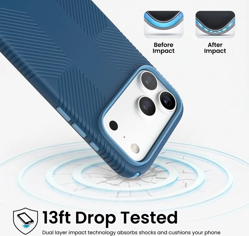 Dėklas Speck Presidio2 Grip MagSafe iPhone 18 Pro Max / 17 Pro Max, Deep Sea