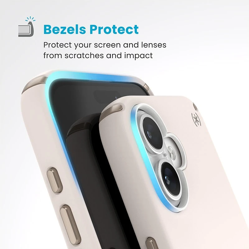 Dėklas Speck Presidio2 Pro ClickLock & MagSafe do iPhone 16 Plus smėlio spalva