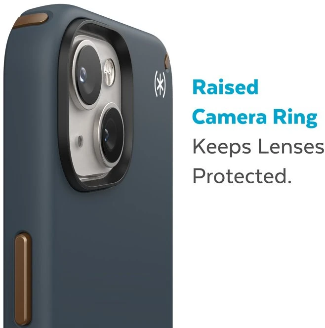 Speck Presidio2 Pro - dėklas skirtas Apple iPhone 15 Plus / 14 Plus su MICROBAN coating Charcoal / Cool Bronze / Slate