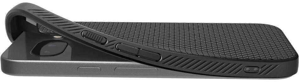 Spigen Liquid Air Dėklas, skirtas Google Pixel 9A – Matinis Juodas